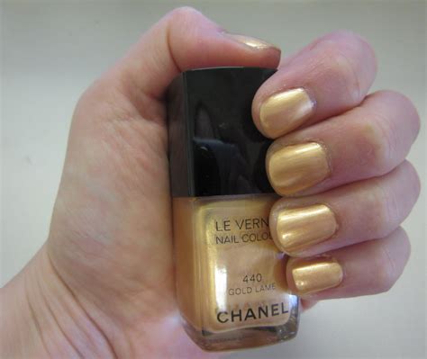 chanel gold lame nail polish|Metallic Nail Polish .